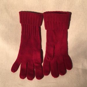 100% Cashmere Gloves with Fold over wrist